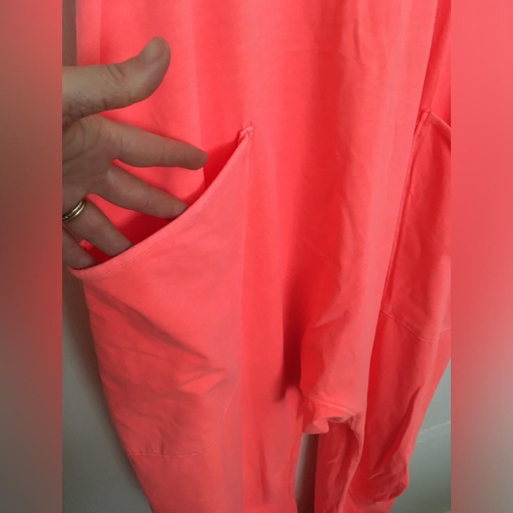 NWT $70 Free People Hot Shot Onsie Jumpsuit Hot Watermelon Yoga Fitness XS - Picture 3 of 5
